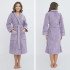 Халат женский махровый "Cotton Dreams" Lavander gray 56 (4XL)