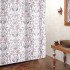 Занавеска для ванной комнаты "Wess" Mural фиолетовый 180*200 см