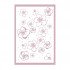 Одеяло "Ермолино" байковое Премиум цветы сакуры фламинго 1,5 спальное, 155*210 (±5) см