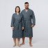 Халат вафельный "Votex" Бохо графит 52-54 (3XL/4XL)