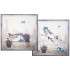 Комплект салфеток для кухни "Santalino" Синие коты. Париж 40*40 см-2 шт.