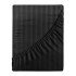 Простыня на резинке "Relax/Verrosa" Stripe Black 180*200 высота 20 см