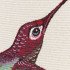 Декоративная наволочка "Гобелен" Тропические птицы Колибри (вправо) 45*45 (±2) см