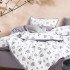 Постельное белье "Asabella" Фланель с простыней на резинке 2082-6/160 Евро
