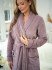 Халат женский велюровый "Vien" Trendy silva 52 (2XL)