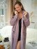 Халат женский велюровый "Vien" Trendy silva 52 (2XL)