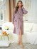 Халат женский велюровый "Vien" Trendy silva 52 (2XL)