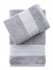 Комплект махровых полотенец "Karna" Ramin темно-серый 50*90 см, 70*140 см