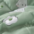 Постельное белье "Sofi De Marko" сатин для детей с одеялом Роджер (зеленый) 1.5 спальный