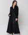 Халат женский велюровый "Vien" Elegance Line black 48-50 (L/XL)