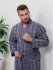 Халат мужской вафельный "Vien" Salvador anthracite 54 (3XL)
