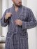 Халат мужской вафельный "Vien" Salvador anthracite 54 (3XL)