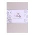 Простыня на резинке "Butterfly" Сатин Делюкс BGS906 светло-серый 120*200 высота 35 см