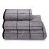 Полотенце махровое 1 шт "Cleanelly" Gray Tiles серый 10000 100*150 см