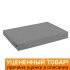 Уценка! Простыня на резинке "Коттон Дримс" Философия  темно-серый 140*200 высота 25 см