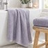 Полотенце махровое 1 шт "Коттон Дримс" сиреневый/2 lavander grey 70*140 см