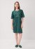 Платье женское "Clever" Морозко зелёный, 100% хлопок 46 (M)