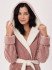 Халат женский велюровый "Vien" Daniella сухая роза 48-50 (L/XL)