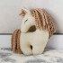 Подушка-игрушка "WoolHouse" Лошадка Танечка молочный 28*38см