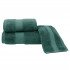 Полотенце махровое "Softcotton" Deluxe темно-зеленый 75*150 см