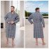 Халат мужской вафельный "Vien" Salvador grey 56 (4XL)
