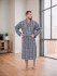 Халат мужской вафельный "Vien" Salvador grey 56 (4XL)