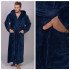 Халат мужской велюровый "Виен" Магистр джинс 52 (2XL)