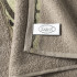 Комплект махровых полотенец 2 шт. "Karna" Ivory кофейный 50*90 см, 70*140 см